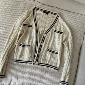 New Cider Cream Cable Knit Folklore Taylor Swift Style Cardigan Sweater Buttons